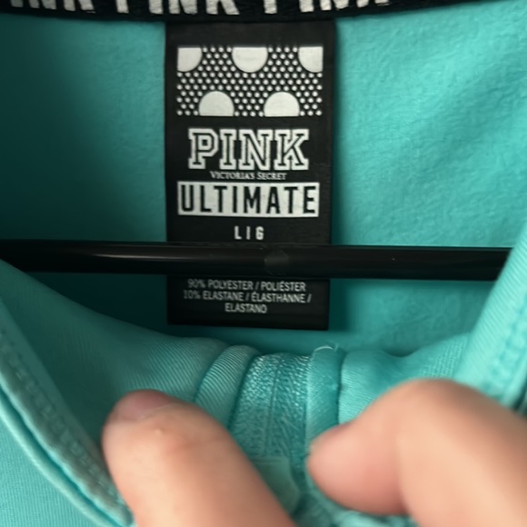 VS PINK Ultimate Gym Zip Top & Bottom Set - Picture 6 of 7